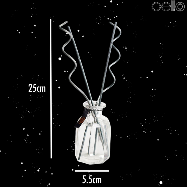 Cello Zodiac Reed Diffuser - Cancer with Clear Quartz - Radiant Flora