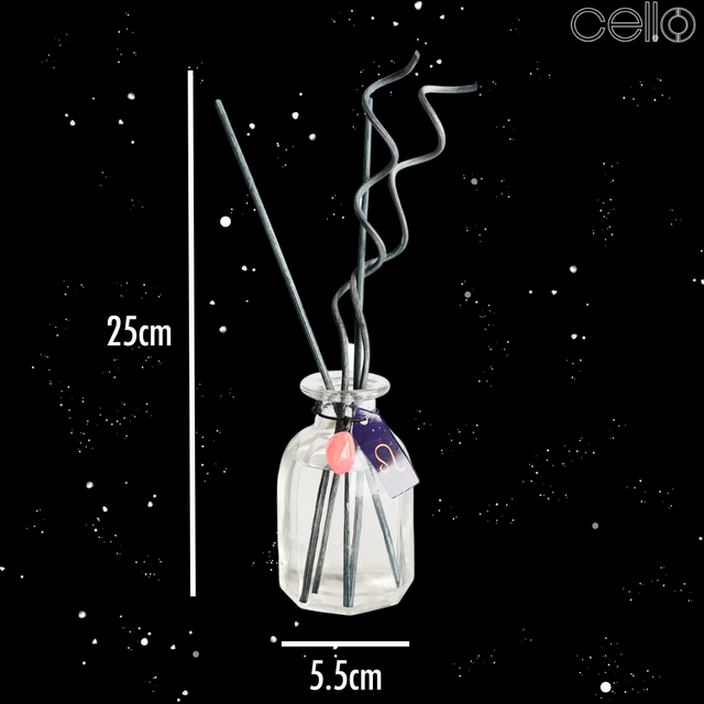 Cello Zodiac Reed Diffuser - Leo with Pink Spinel - Mystical Fruits