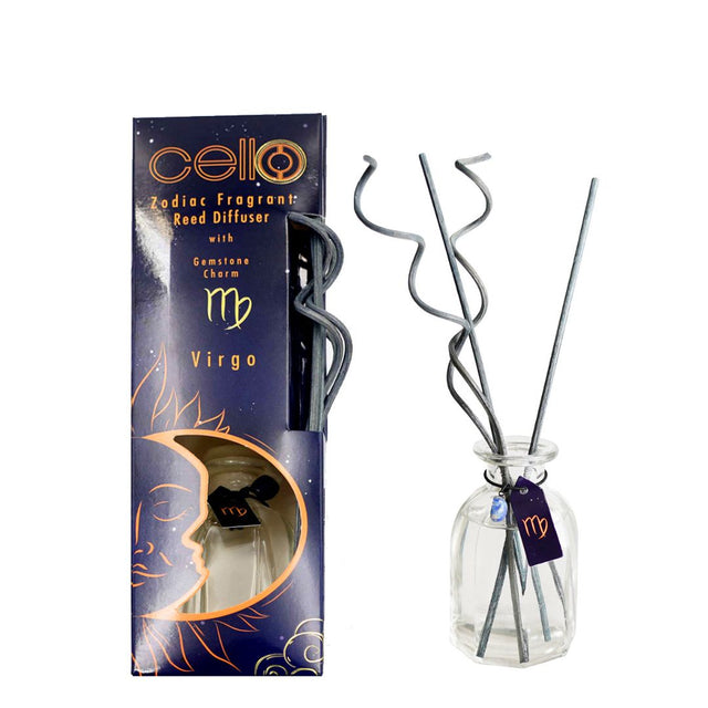 Cello Zodiac Reed Diffuser - Virgo with Lazurite - Enigmatic Lands