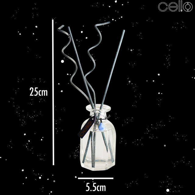 Cello Zodiac Reed Diffuser - Sagittarius with Blue Sodalite - Mystical Fruits