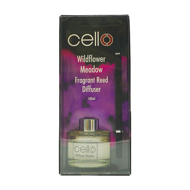 Cello Fragrant Reed Diffuser - Wildflower Meadow