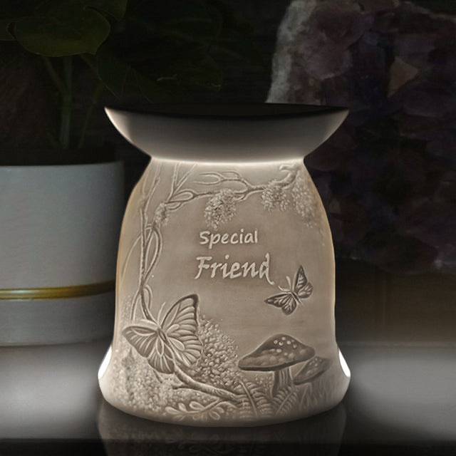 Cello Porcelain Tealight Burner - Special Friend Woodland