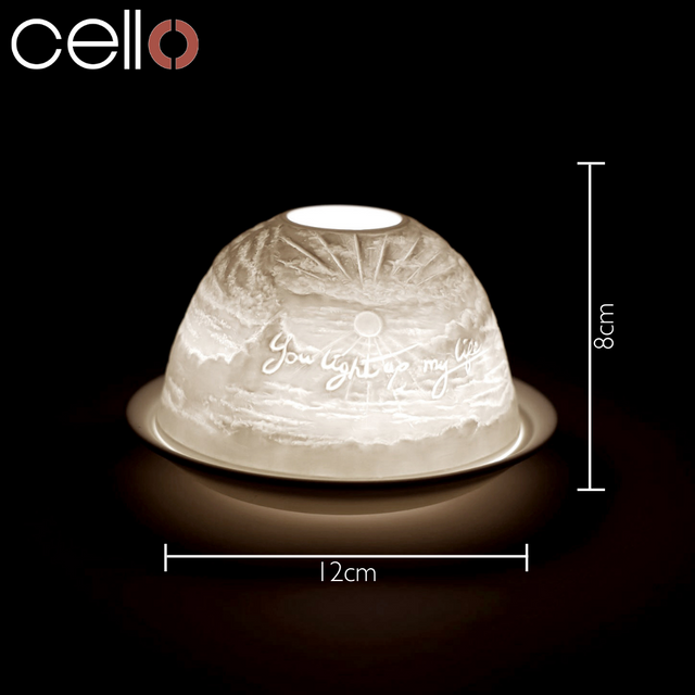 Cello Tealight Dome - You Light Up My Life