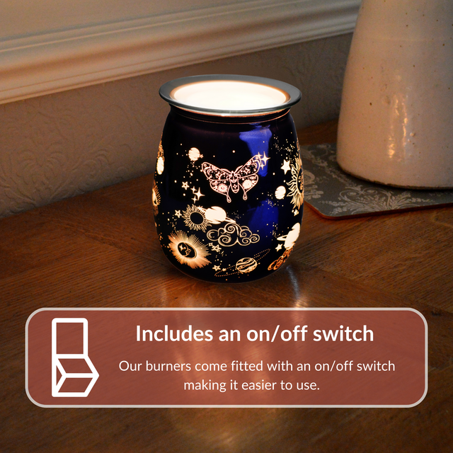 Cello Celestial Electric Wax Burner - Midnight Blue