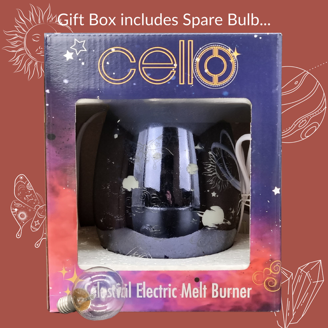 Cello Celestial Electric Wax Burner - Midnight Blue