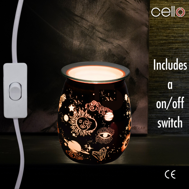 Cello Celestial Electric Wax Burner - Copper