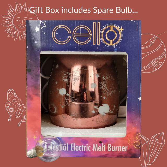 Cello Celestial Electric Wax Burner - Copper