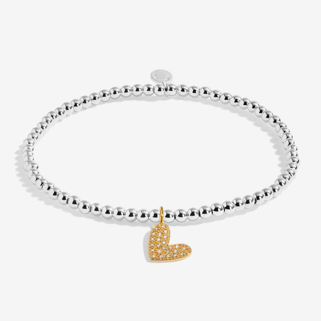 Joma Jewellery Silver & Gold Bracelet - Love You To Bits - A Little