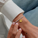 Joma Jewellery Silver & Gold Bracelet - Lucky Charm - A Little