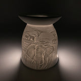 Cello Porcelain Tealight Burner - Elephant
