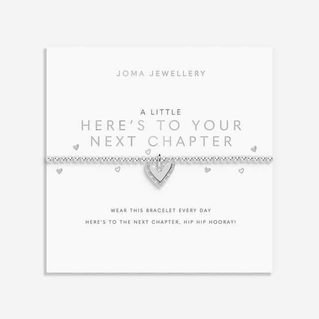 Joma Jewellery Silver Bracelet - Here's To Your Next Chapter - A Little