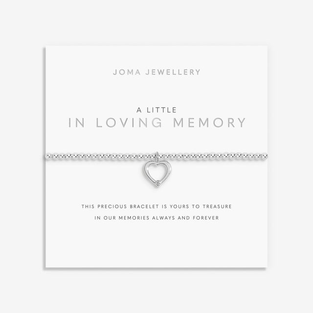 Joma Jewellery Silver Bracelet - In Loving Memory - A Little