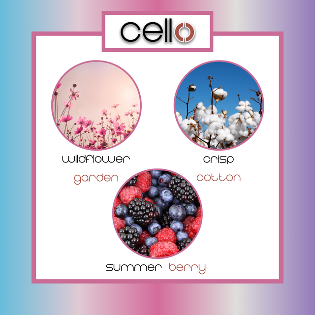 Cello Scent Cup Trio - Happy Birthday