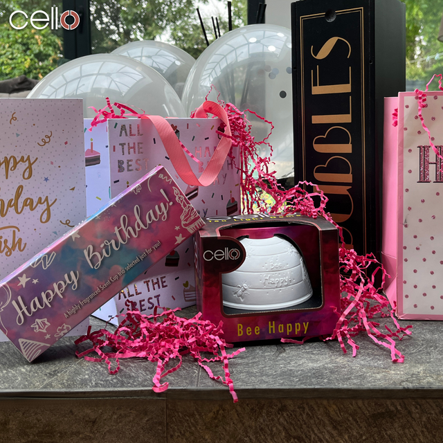 Cello Scent Cup Trio - Happy Birthday