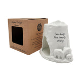 Cello Elephant Tealight Burner - Love Keeps the Family Strong