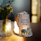 Cello Elephant Tealight Burner - Love Keeps the Family Strong