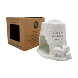 Cello Elephant Tealight Burner - Love is an everlasting memory