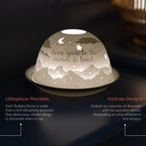 Cello Tealight Dome - To The Moon and Back