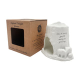 Cello Elephant Tealight Burner - Don't worry, you'll carry on growing