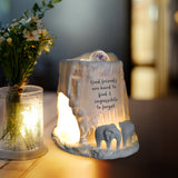 Cello Elephant Tealight Burner - Good friends are hard to find & impossible to forget