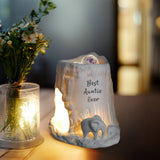 Cello Elephant Tealight Burner - Best Auntie Ever