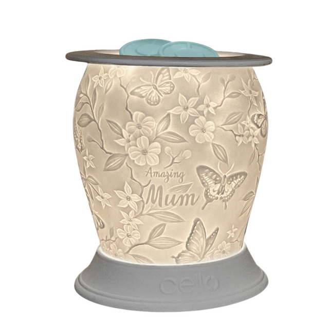 Cello Electric Wax Burner Porcelain Barrel - Amazing Mum