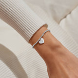 Joma Jewellery Silver Bracelet - Peace, Love And Joy - A Little