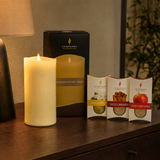 Luminara Indoor Fragrance Diffusing Pillar & 3 Fragrance Pods