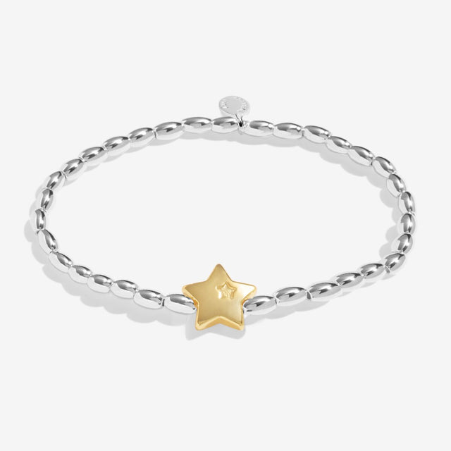 Joma Jewellery Silver & Gold Bracelet - Merry Christmas - A Little