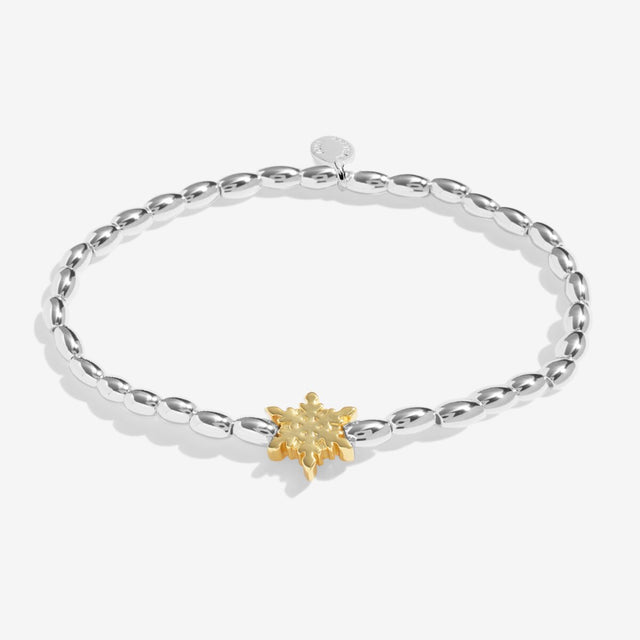 Joma Jewellery Silver & Gold Bracelet - Winter Wishes - A Little