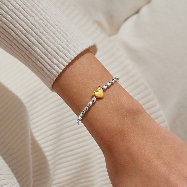 Joma Jewellery Silver & Gold Bracelet - Season To Sparkle - A Little