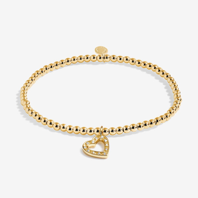 Joma Jewellery Gold Bracelet - Happy Birthday Beautiful - A Little