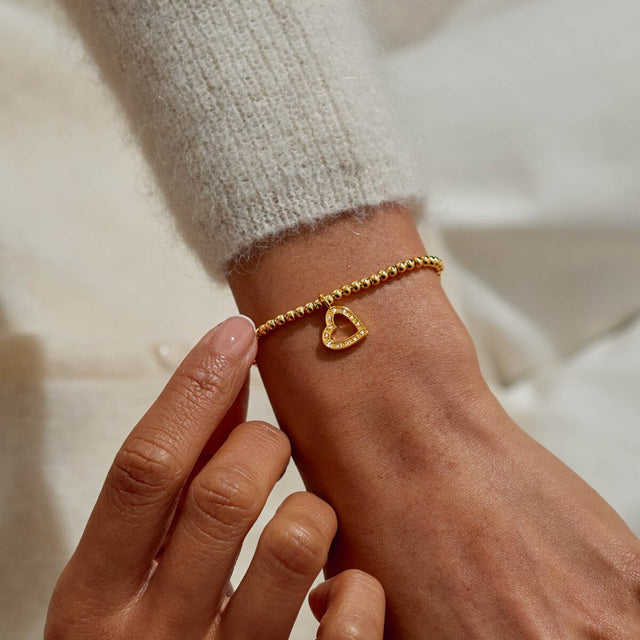 Joma Jewellery Gold Bracelet - Happy Birthday Beautiful - A Little
