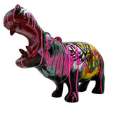 Gleneagles Graffiti Punks Animal Figure - Hunter Small Hippo