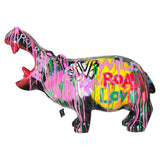 Gleneagles Graffiti Punks Animal Figure - Chaos Large Hippo