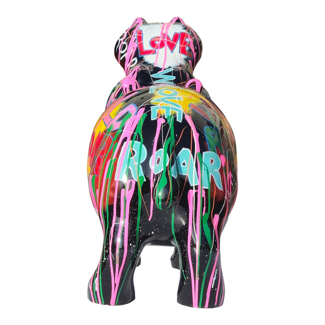 Gleneagles Graffiti Punks Animal Figure - Chaos Large Hippo