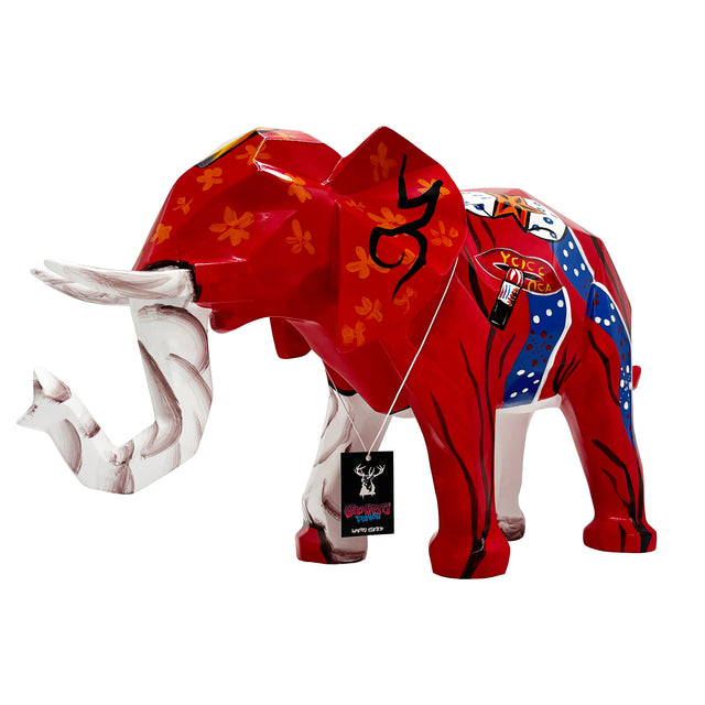 Gleneagles Graffiti Punks Animal Figure - Stomp Large Elephant