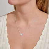 Joma Jewellery Silver Necklace - With Love - Christmas