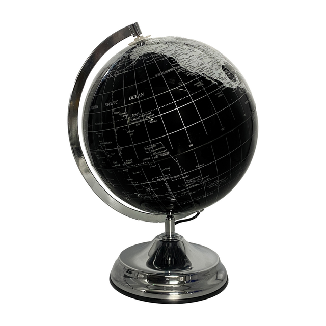 Gleneagles Travel Globe - Black & Silver