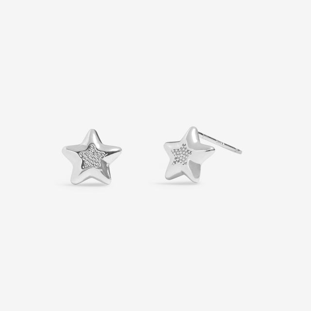 Joma Jewellery Silver Earrings - Merry Christmas - A Little