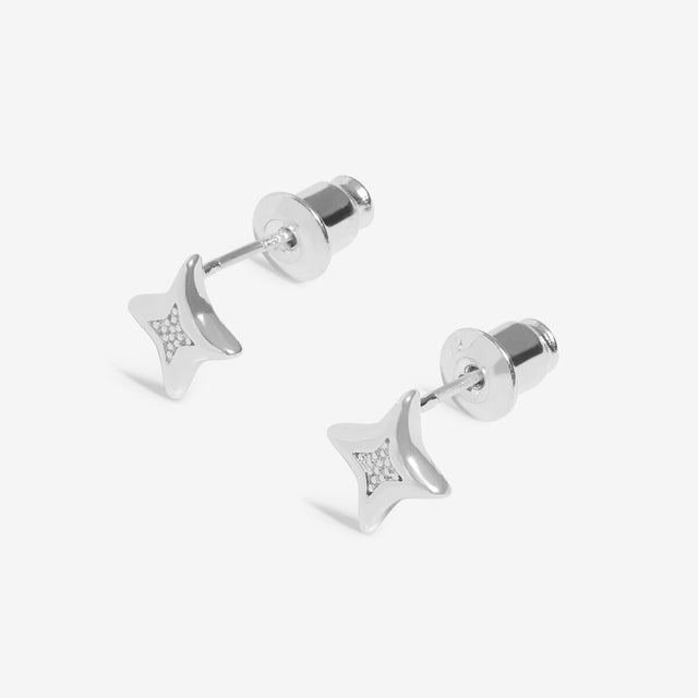 Joma Jewellery Silver Earrings - Christmas Wishes - A Little