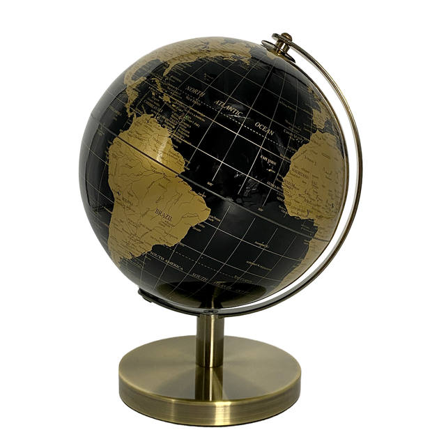 Gleneagles Travel Globe -  Black & Gold