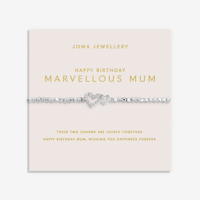 Joma Jewellery Bracelet - Happy Birthday Marvellous Mum - Forever Yours