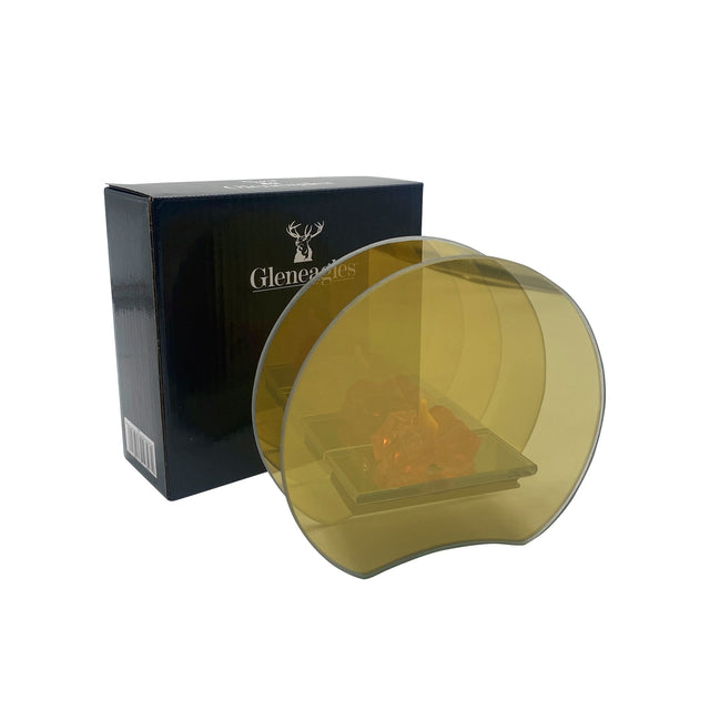 Gleneagles Gold Round Large Infinity Flame - LED Battery Lamp