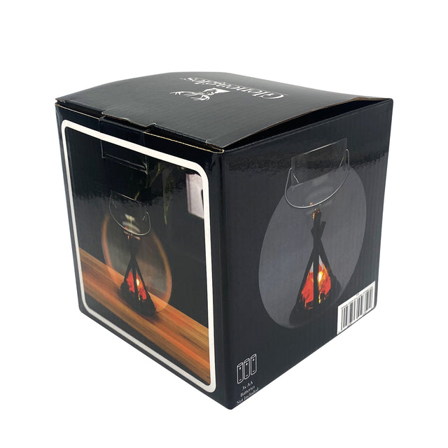 Gleneagles Campfire Round Lantern - LED Battery Lamp