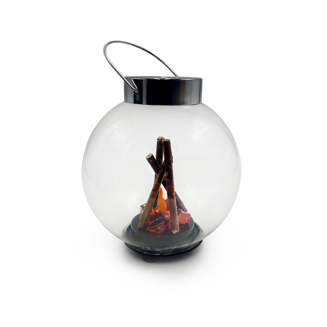 Gleneagles Campfire Round Lantern - LED USB Lamp