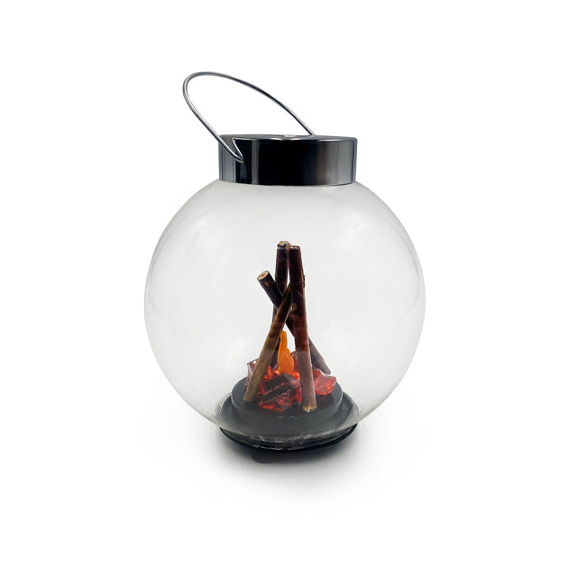 Gleneagles Campfire Round Lantern - LED USB Lamp