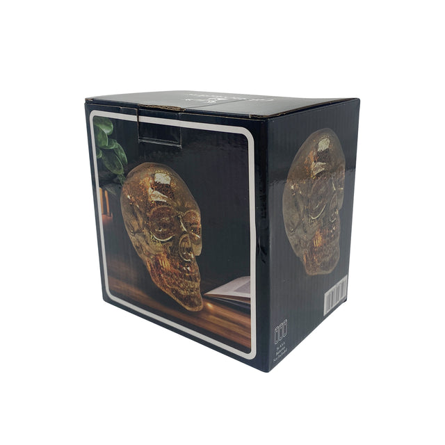 Gleneagles Flame Skull  - LED Battery Lamp