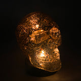 Gleneagles Flame Skull  - LED Battery Lamp