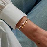 Joma Jewellery Bracelet Bar - Celestial Charms - Silver & Gold Plated